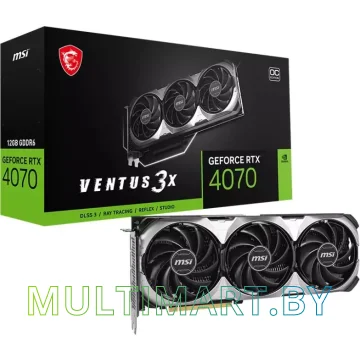 Видеокарта MSI GeForce RTX 4070 Ventus 3X E1 12G OC картинка 5